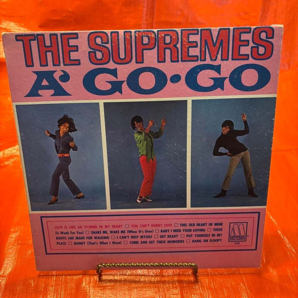 Motown The Supremes A Go-Go Vinyl LP Record M 649
